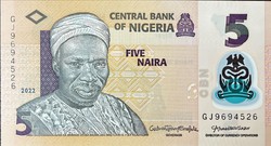 5 Nigériai Naira (UNC)
