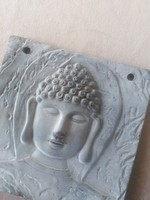 Buddha - dekorációs kerámia csempe, balkon dísz
