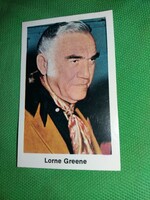 Old Lorne Hyman Greene (bonanza - galaxy series) actor card from the former Yugoslavia