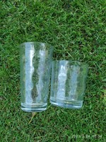 Thick-walled glass cup small, large for sale!