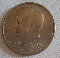 Kennedy fél dollár Amerikai Egyesült Államok 1974 (65)