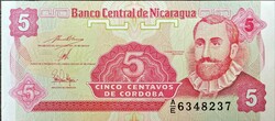 5 Nicaraguan Cordoba