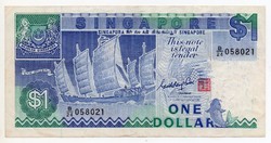 Szingapur 1 Dollár, 1987