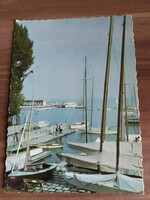 Balaton,Kikötő, hajók, bélyegző: Campingposta1970