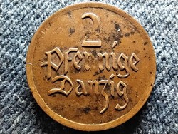 Lengyelország Danzig szabad város 2 pfennig 1926 (id55581)