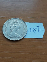 English England 5 pence 1979 ii. Elizabeth copper-nickel, 387