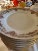 12db-os Limoges porcelán süteményes tányérok