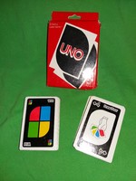 Retro UNO játék kártya csomag dobozával a képek szerint