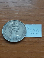 English England 10 pence 1975 ii. Elizabeth copper-nickel, s430