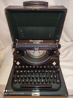 Ritkaság Vintage Art Deco Mercedes Prima táskaírógép Németország 1934