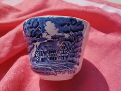 English scene porcelain, cup without handle