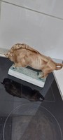 Zsolnay porcelán bika