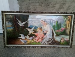 Antique old icon painting