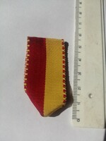 Rare red yellow medal breast ribbon (from wartime)