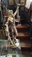 Justicia metal statue, 30 cm high, excellent as a gift.