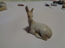 Mini porcelain, deer 4.3 cm, ears slightly damaged