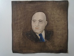 Za447.22 Original watercolor of Matthias Rákosi (Rosenfeld) made around 1950 130 x 140 mm