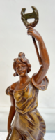Antique Statue - 19th Century Industrialization Celebrating Sculpture