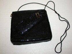 Elegant Black and Blue Glitter Evening Bag [X-BIZ.VIZSLA]