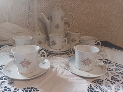 Old porcelain bavarian flower tea set for sale!
