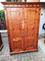 Biedermeier-style two-door wardrobe