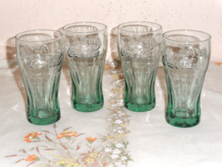 Coca cola glass (2 dl., 4 Pcs. Green)