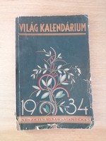 VILÁG KALENDÁRIUM 1934