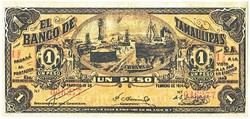 Mexikó1 Mexikói peso 1914 REPLIKA