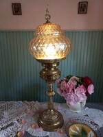 Beautifully crafted copper casting large (80 cm) lamp