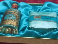 Nr. 4711 kölni, 75 ml üveg -100 gr parfüm szappannal/vintage márka újkori gyártás -régi párlat!