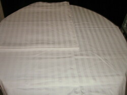 Beautiful antique white damask large pillowcase