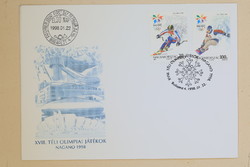 xviii. Winter Olympic Games - nagano '98 - first day stamp - fdc