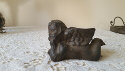 Small cast iron angel, decoration