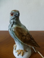 Sólyom alakú porcelán lámpa,hangulat lámpa