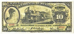 Mexikó 10 Mexikói peso 1909 REPLIKA
