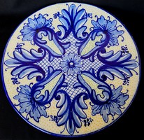 Dt/238 – m. Valero, Spanish hand-painted wall plate
