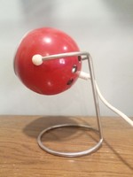 Design piros gömb asztali lámpa.  Alkudható.