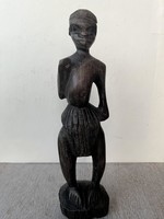 Antique African wooden sculpture