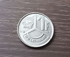1 frank,Belgium 1991