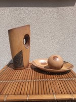 Art deco table decorations bowl vase sphere. Negotiable.