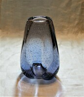 Muranoi buborékos üveg váza