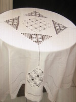 Beautiful antique needlework tablecloth