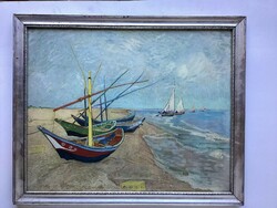 Vincent Van Gogh , Halászhajók .