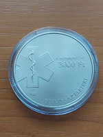 MAGYARORSZÁG 3000 FORINT 2023 BP, Országos Mentőszolgálat, bontatlan kapszula,