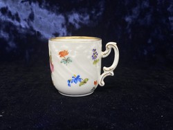Antik Láng Mihály Budapest jelzett porcelán mokkás csésze - Cz