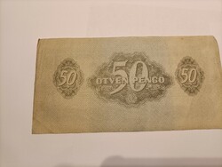 Command of the Red Army (1944) 50 pengő banknote