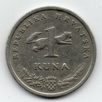 Croatia 1 Croatian kuna, 1993