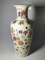 Butterfly vase by Zsolnay 27cm