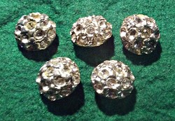 Buttons (0 flawless, rhinestones, diameter: 2 cm)