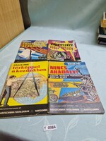 T0984 Haditechnika fiataloknak 4 kötet  1975-77